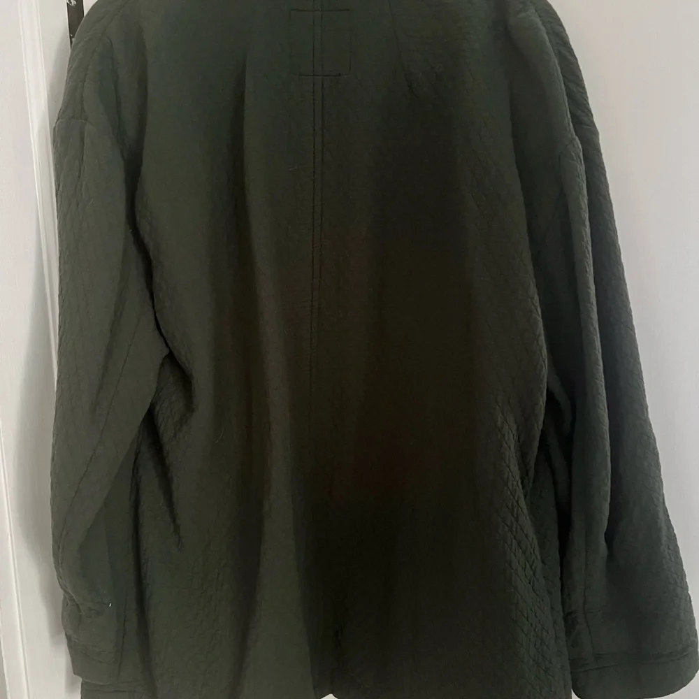 Madewell Olive Green Quilted Blazer - Picture 2 of 3
